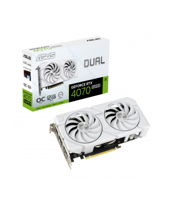 ASUS GeForce RTX 4070 SUPER DUAL OC EVO WHITE 12GB DLSS 3 Chipset NVIDIA RTX 4070 SUPER | 12GB