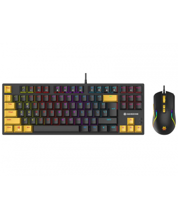 Tracer GameZone Hornet 87 USB Zestaw mysz i klawiatura mechaniczna | przewodowy | 7200 DPI | 12 klawiszy multimedialnych | Red mechanical switches