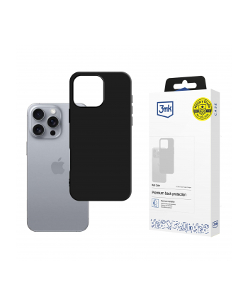 3mk Matt Case do Apple iPhone 16 Pro Max czarny