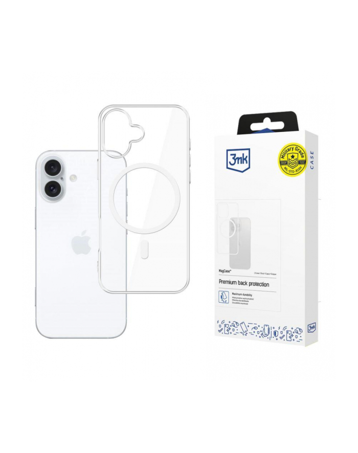 3mk MagCase do Apple iPhone 16 przezroczysty główny