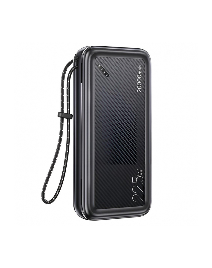 Powerbank Usams PB60 20000mAh 22,5W 2xUSB Quick Charge 3.0+USB-C PD Fast Charge -czarny główny