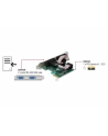 Karta Delock PCI Express X1-> 2X serial RS-232 + 2x śledź low profile - nr 11