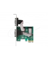 Karta Delock PCI Express X1-> 2X serial RS-232 + 2x śledź low profile - nr 16