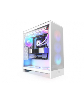 Obudowa NZXT H7 Flow RGB (2024) Midi Tower z oknem Biała