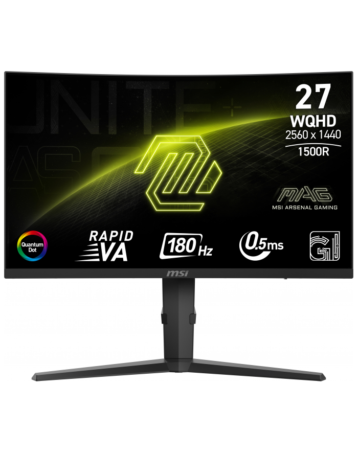 Monitor MSI 27'' MAG 275CQRF QD E2 2xHDMI DP 4xUSB główny