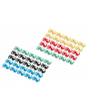 Klips na wtyk RJ45 DIGITUS mix kolorów (po 20 szt. zielony, czerwony, niebieski, żółty, czarny) - nr 12