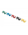 Klips na wtyk RJ45 DIGITUS mix kolorów (po 20 szt. zielony, czerwony, niebieski, żółty, czarny) - nr 15