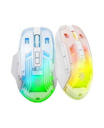 Mysz bezprzewodowa Defender ASTRO ELITE GM-056 optyczna 3200dpi biała RGB AKUMULATOR 7 przycisków Gaming