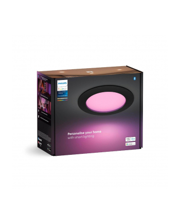 PHILIPS HUE White and color ambiance Wąska oprawa podtynkowa 170mm czarny (929003712401)