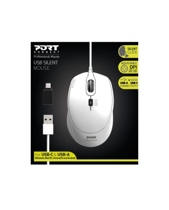 Port Connect SILENT 900712 Biały (900712PC)