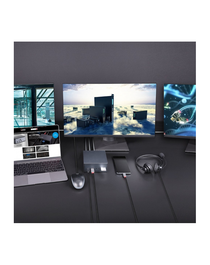 Lindy Stacja/replikator DST-Pro 101 USB-C (43378) główny