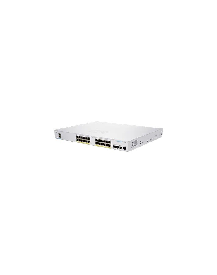 Cisco switch CBS250-24P-4G-UK, 24xGbE RJ45, 4xSFP, fanless, PoE+, 195W (CBS25024P4GUKRF) główny