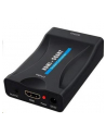 Premiumcord Konwerter Hdmi Na Scart Z Zasilaczem Sieciowym 230 V, Rozdzielczość Full Hd 1080P, Kolor Czarny - nr 1