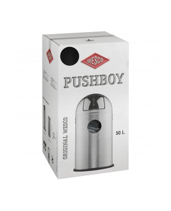 WESCO Pushboy 50l czarny matt