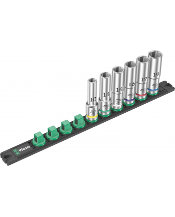 Listwa magnetyczna C Deep 1 zestaw nasadek udarowych 1/2 WERA 05005470001