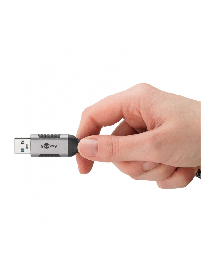 goobay Ethernet-Kabel USB-A 3.0 auf RJ45, 3 m USB-A 3.0 auf RJ45 CAT6 FTP 0300 Adapterkabel 3m główny