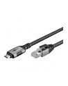 goobay Ethernet-Kabel USB-C™ 3.1 auf RJ45, 1,5 m USB-C 3.1 auf RJ45 CAT6 FTP 0150 Adapterkabel 1,5m - nr 15