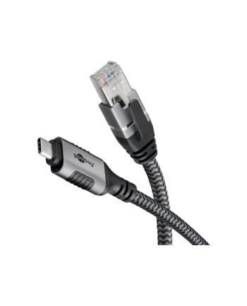 goobay Ethernet-Kabel USB-C™ 3.1 auf RJ45, 5 m USB-C 3.1 auf RJ45 CAT6 FTP 0100 Adapterkabel 5m nr 2