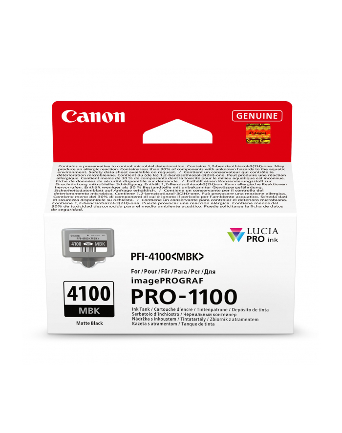 Canon PFI-4100 MBK matte Kolor: CZARNY główny