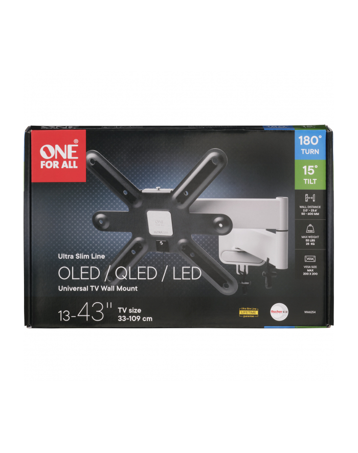 oneforall One for All TV Wandhalterung 43 Ultraslim Turn 180       WM 6254 główny