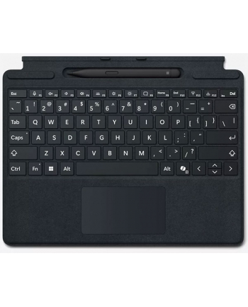 microsoft Surface Pro Keyboard [D-E] Schwarz + Slim Pen 2 Schwarz mit Copilot Button/nur solange der Vorrat reicht