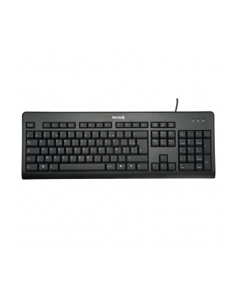 wortmann ag TERRA Keyboard 1500 Corded [FR] USB Kolor: CZARNY/noir Copilot AZERTY, 105 Tasten, kabelgebunden, 1,80m