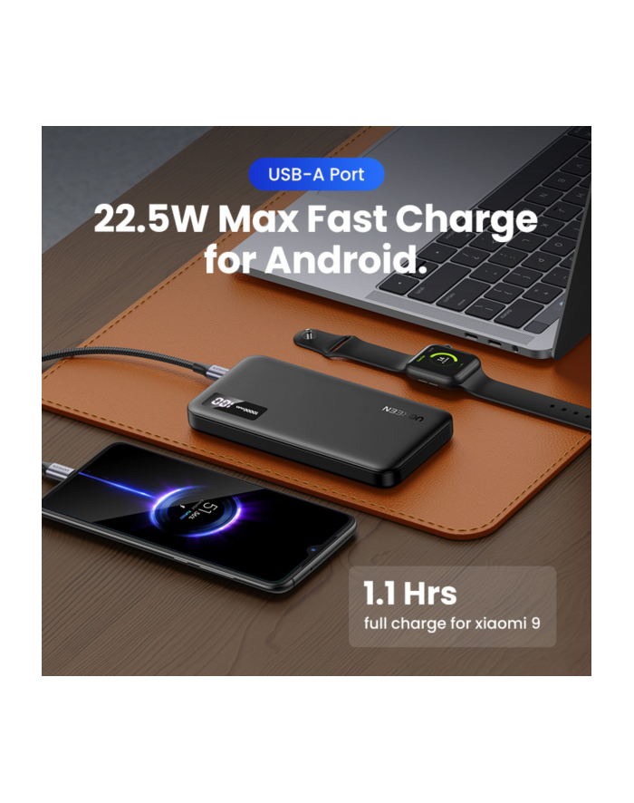 UGREEN 10000mAh Two-way Fast Charging Powerbank Black główny