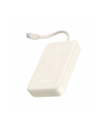 UGREEN 20000mAh Power Bank with Built-in Cable Kolor: BIAŁY