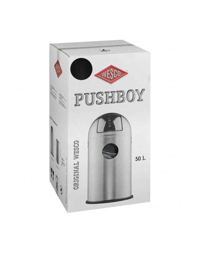 WESCO Pushboy 50l czarny matt główny