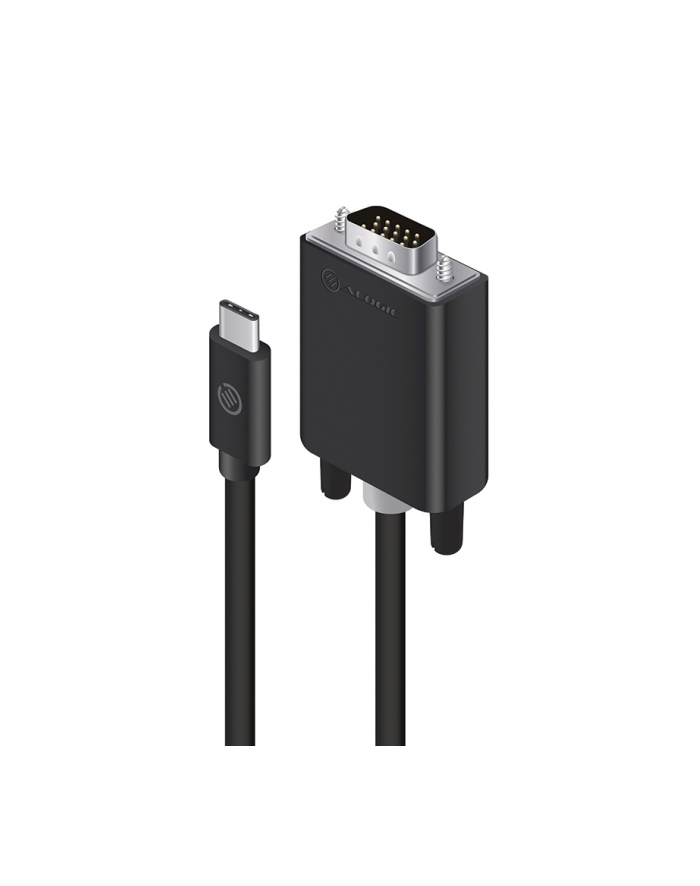 Alogic USB-C - D-Sub (VGA) 2 m Czarny (ELUCVG-02RBLK) główny