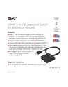 CSV-1384 Dwukierunkowy przełącznik HDMI 8K 60Hz lub 4K 120Hz 2-w-1 - nr 18