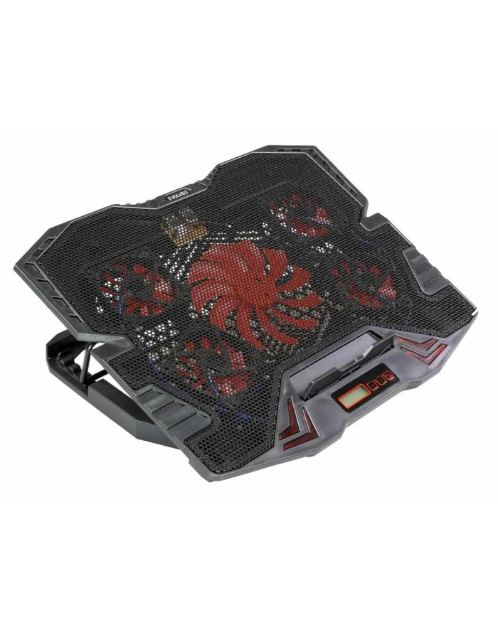 Evolveo EVOLVEO Ania 5R, chladicí podstavec pro notebook, červené podsvícení (ANIA5R) główny