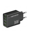 ESPERANZA ŁADOWARKA SIECIOWA 36W 4X USB-A QC 30 18W EZC107K - nr 1