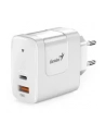 Genius Zasilacz Sieciowy Adapter 65W 2 Portowy Usb C A - nr 2