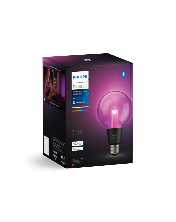 PHILIPS HUE Lightguide White and color ambiance Inteligentna żarówka G95 E27 (929003151101) główny