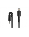 startech USB C TO LIGHTNING CABLE/BLACK - ARAMID FIBER - nr 1