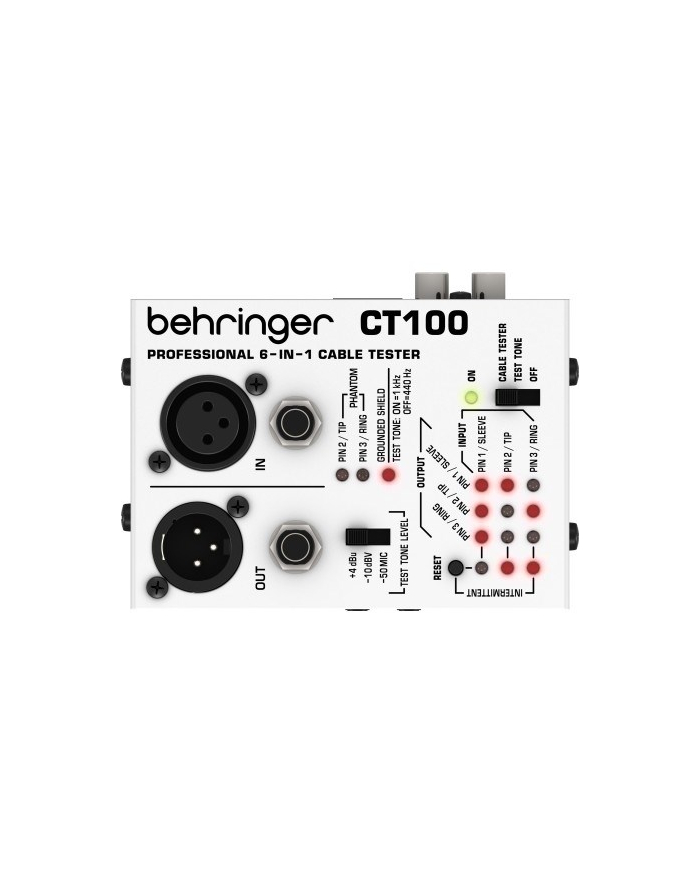 Behringer CT100 Tester kablowy główny