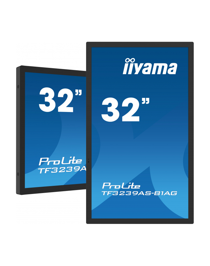 iiyama Monitor 32 cale TF3239AS-B1AG,IPS,FHD,HDMIx2,DP,RJ45,3xUSB,2x10W,     ANDROID,24/7,IP65 główny