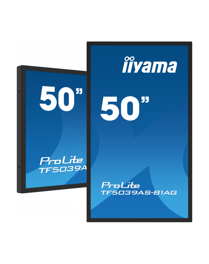 iiyama Monitor 50 cali TF5039AS-B1AG, VA,4K,HDMIx2,DP,RJ45,3xUSB,2x10W,      ANDROID,24/7,IP65 główny