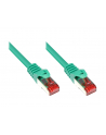 Good Connections RNS Patch Cable with Rastnasenschutz, Cat. 6, S/FTP, PiMF, PVC, 250MHz, green, 0,5m, (8060- 005G) - nr 1