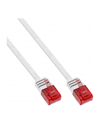 InLine Flat patch cord UTP Cat.6 5m White (71605W)