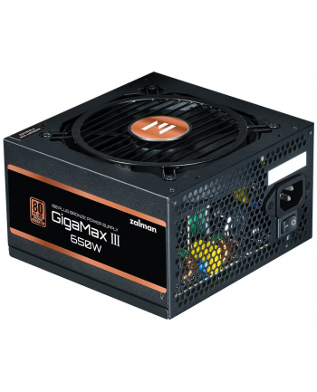 Zalman Zasilacz GigaMax III 650W 80+ Bronze ATX 3.0 (ZM650GV3)