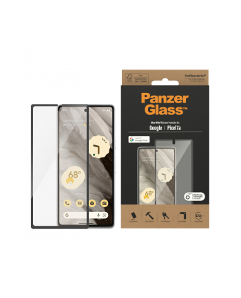 PanzerGlass Screen Protector Google Pixel 7a | Ultra Wide Fit