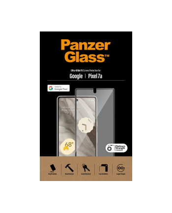 PanzerGlass Screen Protector Google Pixel 7a | Ultra Wide Fit