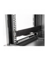 DeLOCK 19 mounting rail, length adjustable 368 - 600 mm for network cabinet, mounting rails (Kolor: CZARNY, 2 pieces, 1 height unit) - nr 13