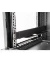 DeLOCK 19 mounting rail, length adjustable 368 - 600 mm for network cabinet, mounting rails (Kolor: CZARNY, 2 pieces, 1 height unit) - nr 2