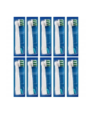 Braun Oral-B Pro CrossAction brush heads, pack of 10 (frustration-free outer packaging)