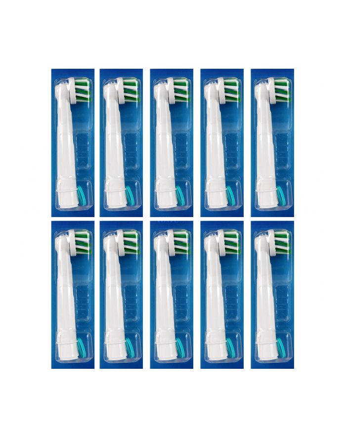 Braun Oral-B Pro CrossAction brush heads, pack of 10 (frustration-free outer packaging) główny
