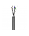 Wentronic CAT 6 SOLID SSTP GRAU CCA PIMF 305m Verlegekabel 4x2xAWG23/1, starr Pa (95696) - nr 1