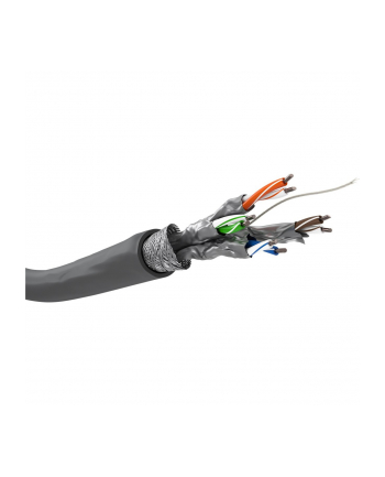 Wentronic CAT 6 SOLID SSTP GRAU CCA PIMF 305m Verlegekabel 4x2xAWG23/1, starr Pa (95696)
